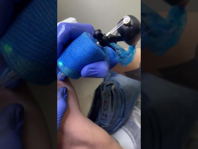 Тату во Владимире | мастер тату Олег РОМАНОВ #romanovrotary #rotarytattoomachine #tattoo #shorts