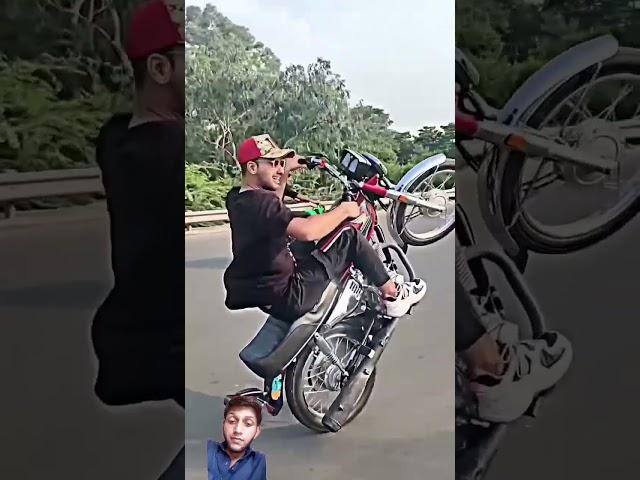 #automobile #funnygirlsreaction #stunt #girlavsboys #wheelie #girlscrazyreaction # #bikeonewheeling