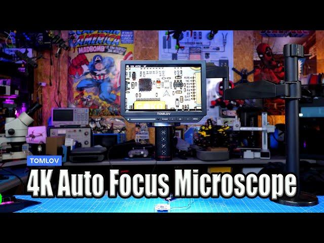 TOMLOV TM4K-AF FLEX 4K Autofocus Microscope Review