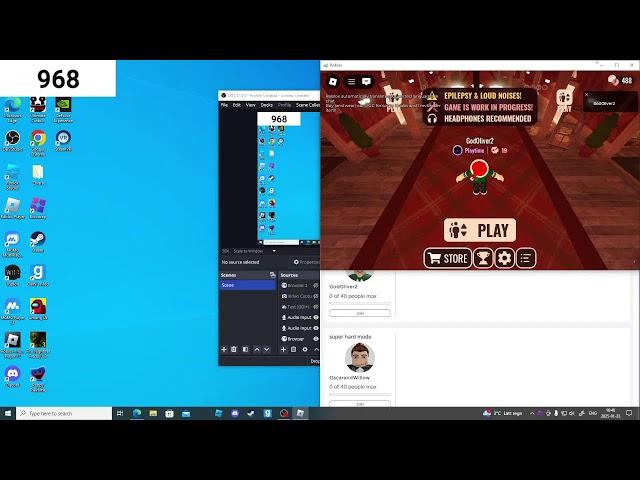 Playing Super Hard Mode In Doors