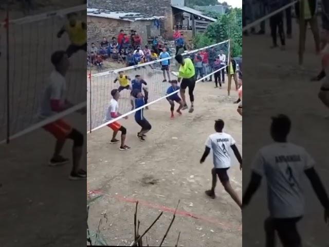 volley ball counter attack bounce