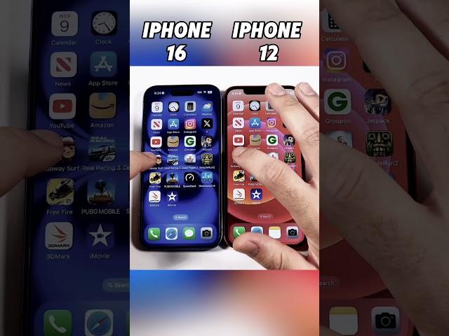 iPhone 16 vs iPhone 12: INSANE Speed Test!  Who’s the Real King? #Shorts#ViralVideo