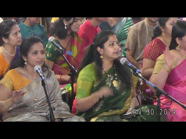 Thyagaraja Aradhana in Bay Area, CA, USA on 30th, Jan, 2024