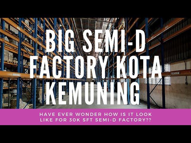 Semi-D Factory Kota Kemuning Shah Alam 121 |Property Agent Malaysia |Kuala Lumpur |Diary |EricLim TV