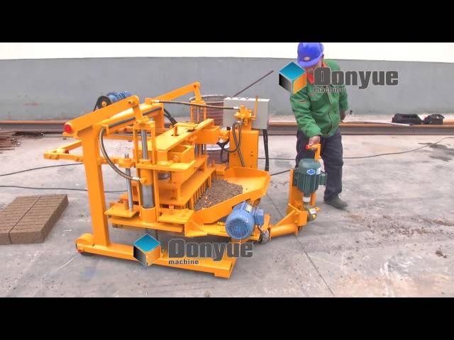 China supply Movable Brick making machine QT40-3A from 21 years factory