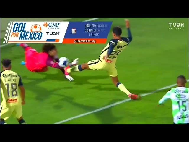 Autogol  de Bruno Valdez | Santos 1-0 América | Liga BBVA MX - Grita México C22  - Jornada 5