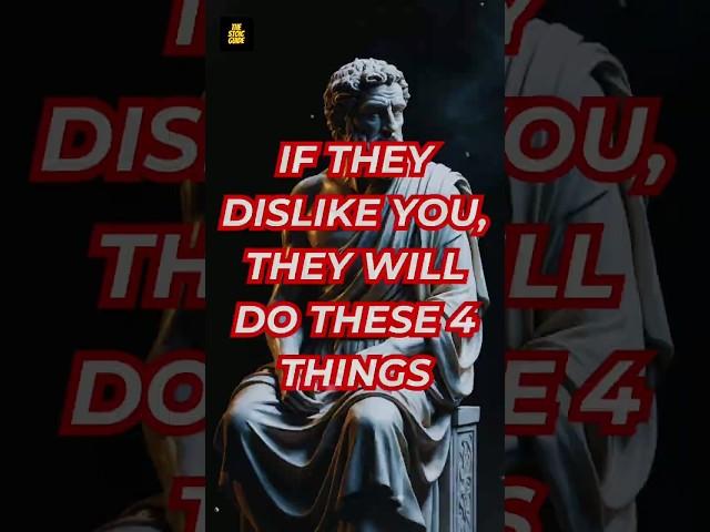 4 Signs That Someone Dislikes You and is Hiding it | STOIC PHILOSOPHY#stoic #innerpeace  #shorts