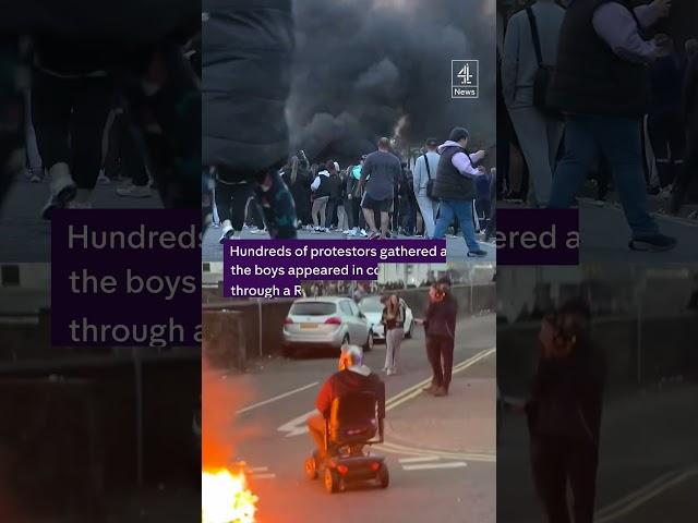 Protesters attack police in Ballymena riots