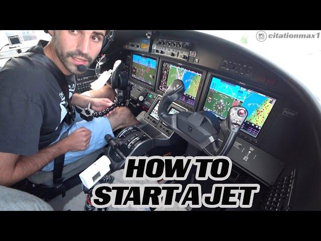 How To Start a Jet  CitationMax