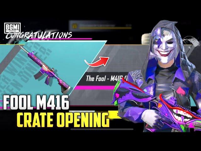  FOOL M416 CRATE OPENING | JOKER SET TRICK BGMI