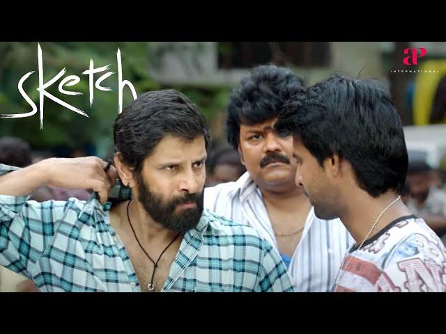 Sketch Movie Scenes | The Threat of Losing Friends Hits Vikram | Vikram | Tamannaah