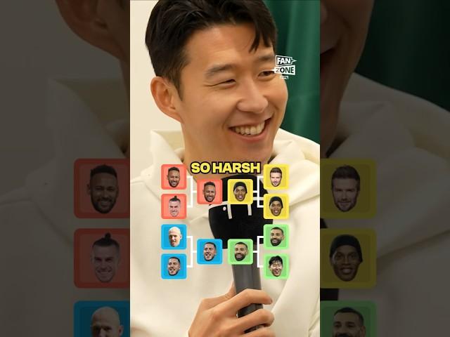 'I'M SORRY!'  SON picks LEGENDARY WINGERS in football knockout #shorts