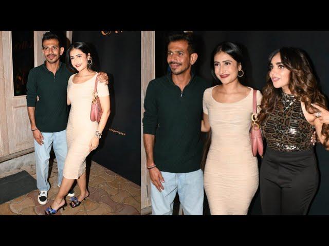 Dhanashree Verma, Yuzvendra Chahal spotted during post Dinner Brunch 