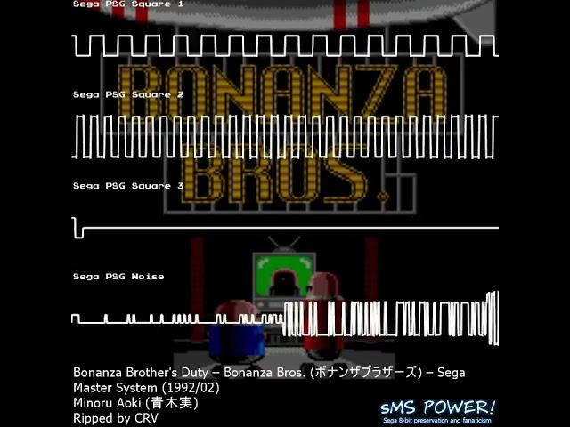 Bonanza Bros. - Sega Master System - Minoru Aoki