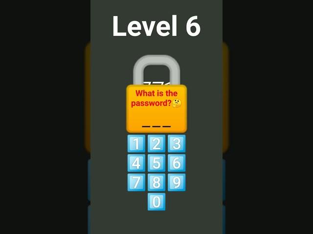 What is the Password? (Level 6) #shorts