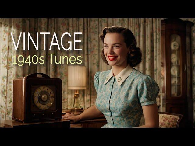  VINTAGE 1940s TUNES | OLD RADIO JAZZ FOR A PERFECT MOOD