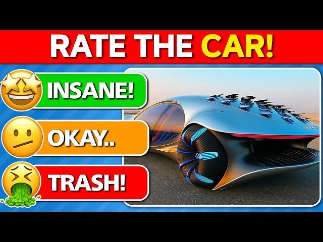 Tier List - COOLEST Cars Ever! 