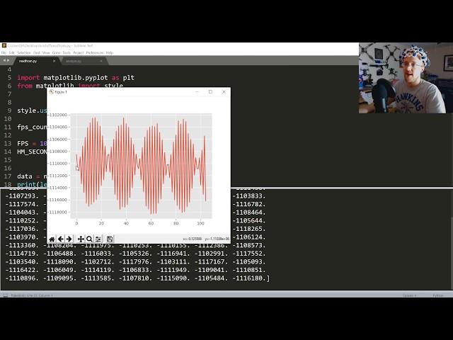 Brain Computer Interface w/ Python and OpenBCI for EEG data