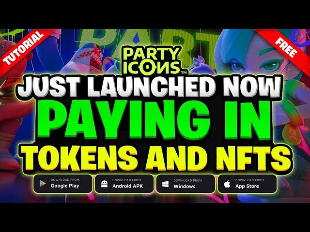 New Free NFT and Crypto Game Party Icons on Ronin, Paying in Tokens and NFTs