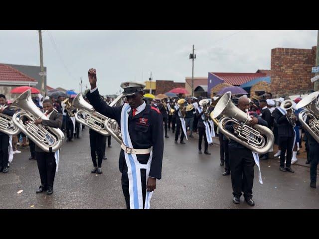 Ezase-Vaal Brass Band plays “Espanõl” at St. Canaan feast (16 Feb 2025) 
