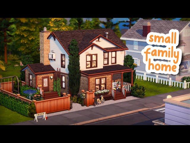 Small Family Home  || The Sims 4 Speed Build