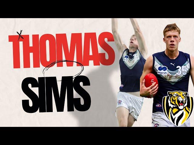 Thomas Sims - Welcome to the Richmond Football Club with Pick 28 | Highlights included!