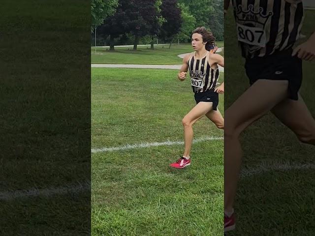 1st time running cross country meet with a time of 17:39