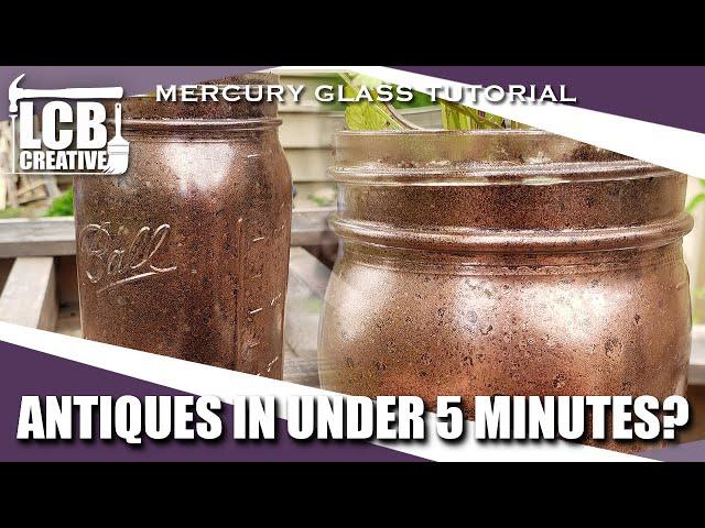 MAKE YOUR OWN MERCURY GLASS JARS! DIY Decor