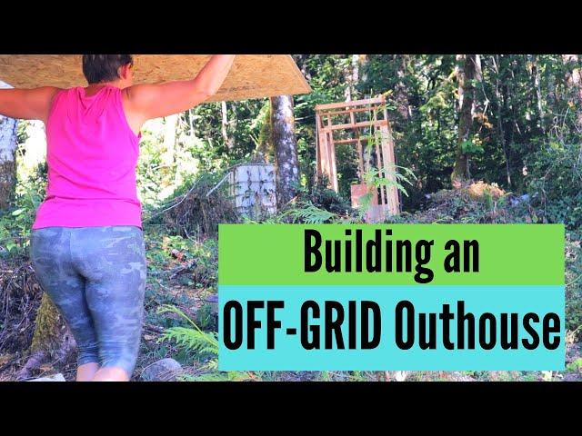 Building Our COMPOSTING Outhouse (Part 2) // Bathroom for our OFF GRID Yurt - Ep. 11