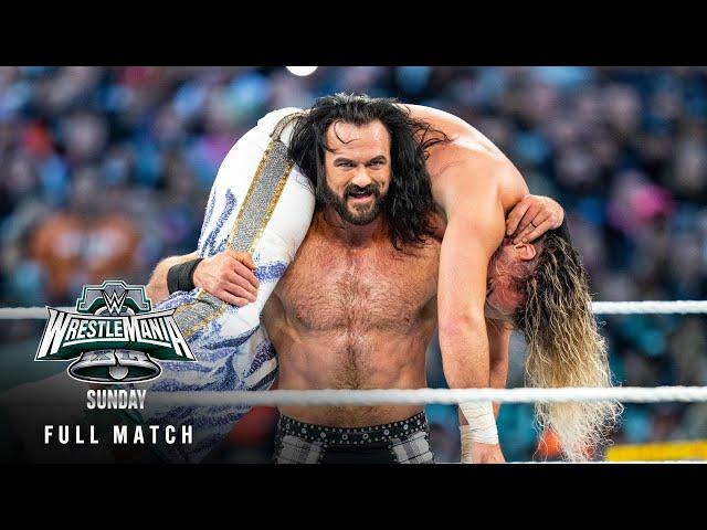 FULL MATCH: Seth "Freakin" Rollins vs. Drew McIntyre: WrestleMania XL Sunday