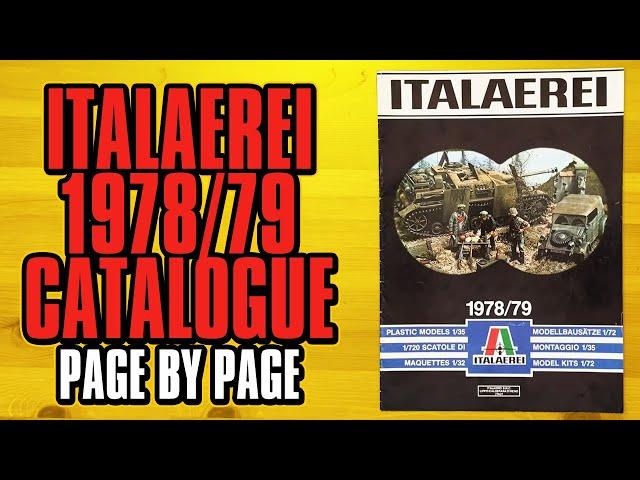 Italaerei Catalogue 1978 / 1979 Page by Page (Italeri Vintage Catalog)