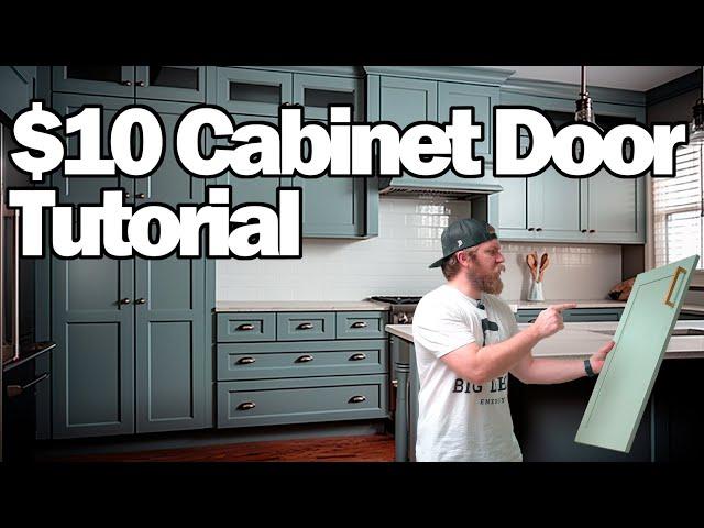 CHEAP and EASY Shaker Cabinet Doors and Drawers | DIY | HOW TO