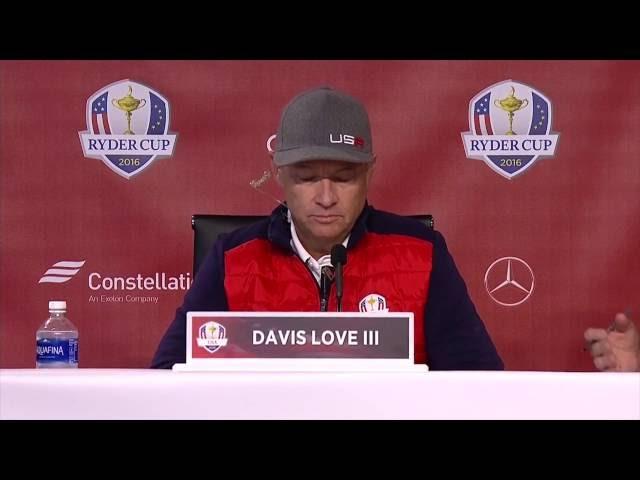 Davis Love III 2016 Ryder Cup Press Conference