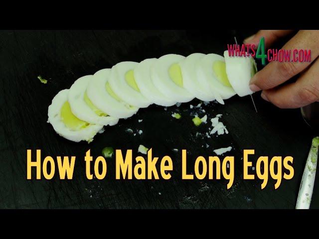 How to Make Long Eggs - Long Cylindrical Eggs Made Easy!!!