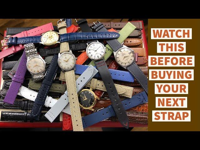 What kind of watch strap should I get?  A simple issue, but a big problem for many watch enthusiasts