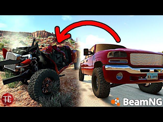 BeamNG.Drive: FULLY BUILT DURAMAX Gets Destroyed and STILL RUNS!? (NEW GMC Sierra!)