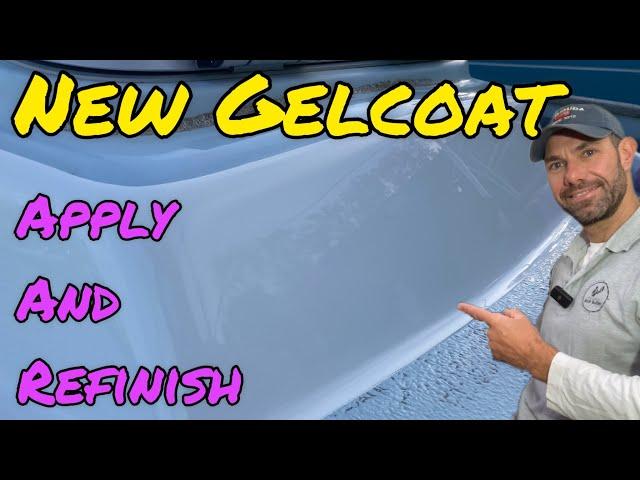 Apply and Refinish New Gelcoat over old on a Contessa 32 (ReGelcoating 101)