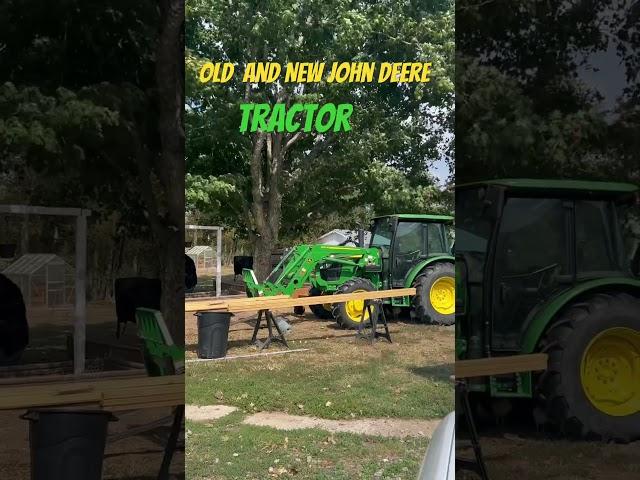 Old and New John Deere Tractor #johndeere