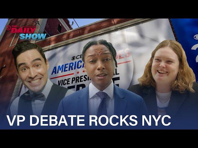 VP Debate is the Hottest Ticket In NYC | The Daily Show