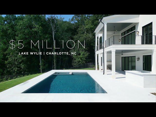 "Unveiling the Magnificence: A Tour of Lake Wylie, NC's Stunning Custom Dream Home!"