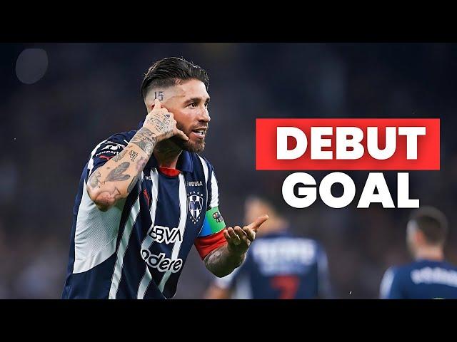 Sergio Ramos First Goal For Monterrey