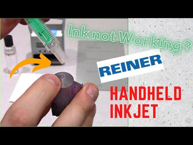 Reiner jetStamp 990/790MP How to purge P1 ink cartridge that is not working