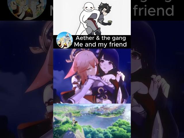 So cute... Let's make memories with your friends  #genshinimpact #genshin #raidenshogun #yaemiko