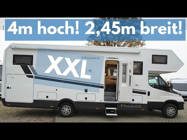 GRÖSSTES 7,49 TONNEN WOHNMOBIL! ️ Phoenix 2024 Maxi Alkoven 8800 BGSX 2,45m XXL Höhe!