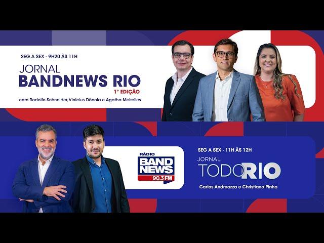 | AO VIVO | Jornal BandNews Rio - 1ª Edição e Jornal Todo Rio (04/10/24)