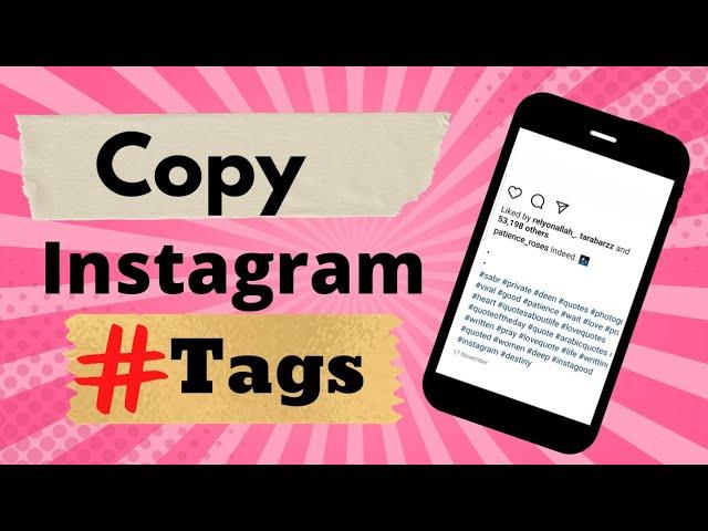 How to copy instagram hashtags Text fairy app kaise use kare