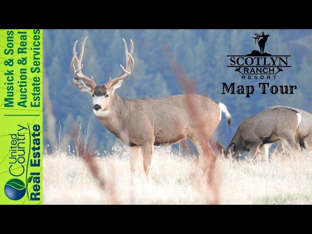 Map tour of a Scotlyn Ranch Kamiah, Idaho