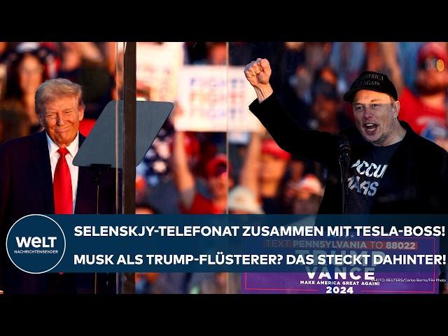 USA: Selenskyj-Telefonat! Trump holt Tesla-Boss dazu! Musk nun Trump-Flüsterer? Das steckt dahinter!