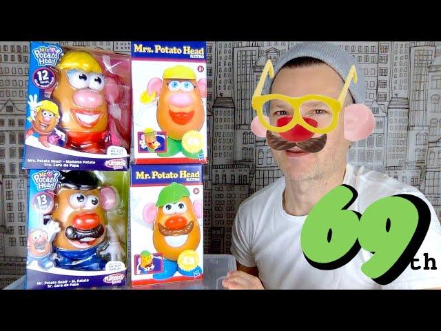 HAPPY 69TH BIRTHDAY MR. POTATO HEAD 1980S RETRO HASBRO UNBOXING REVIEW COMPARISON