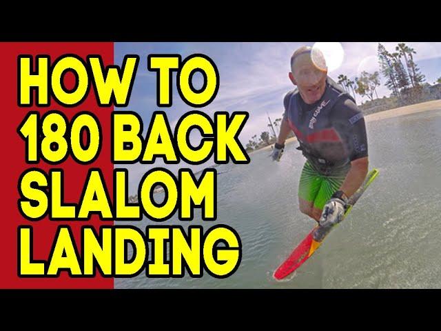 How to Land Backwards on a Slalom Water Ski. Tick Tock Waterski Lesson with Tony Klarich